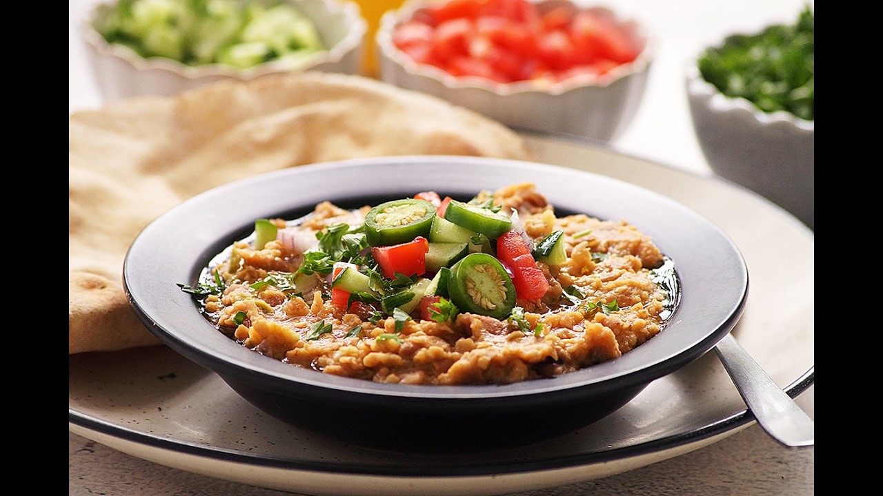 Ful Medames Recipe - Foul Mudammas (Egyptian Fava Beans )