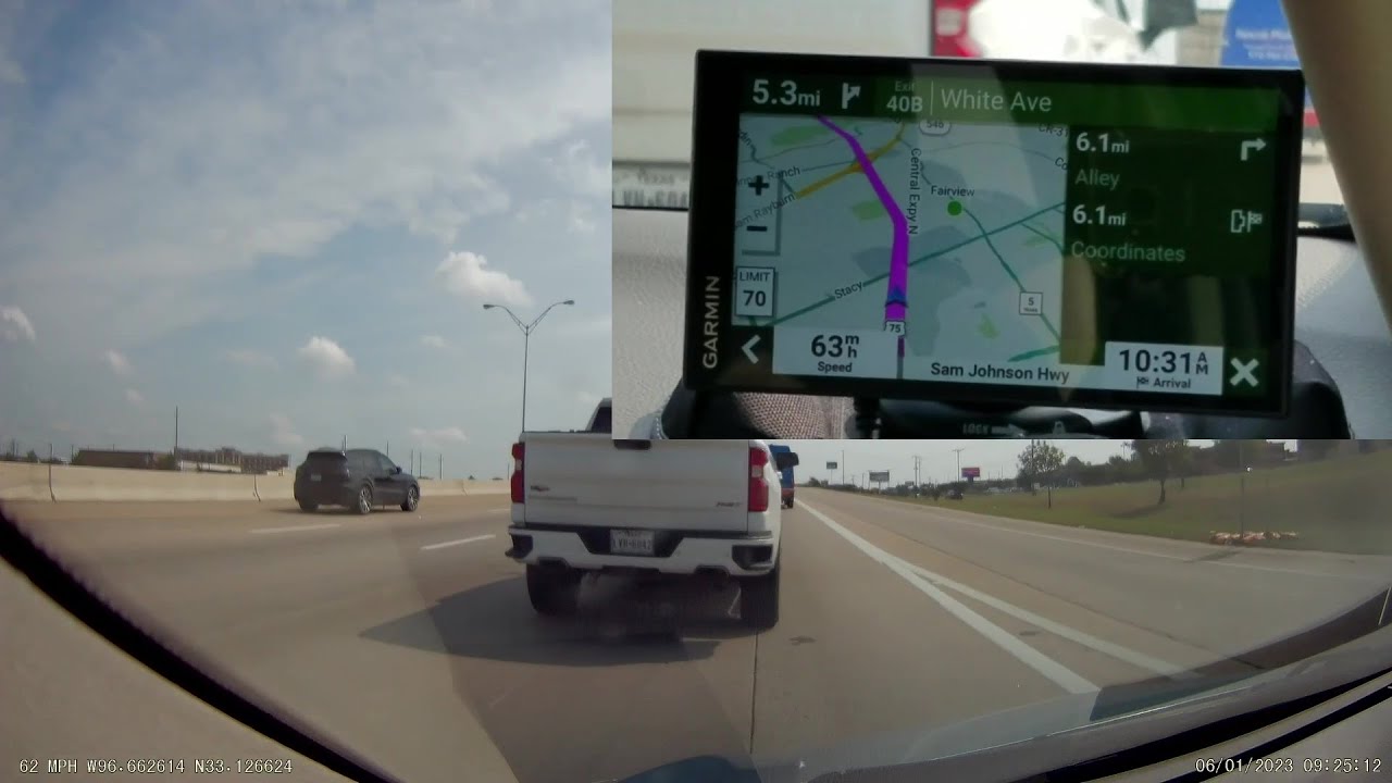 Driving with the Garmin DriveSmart 66