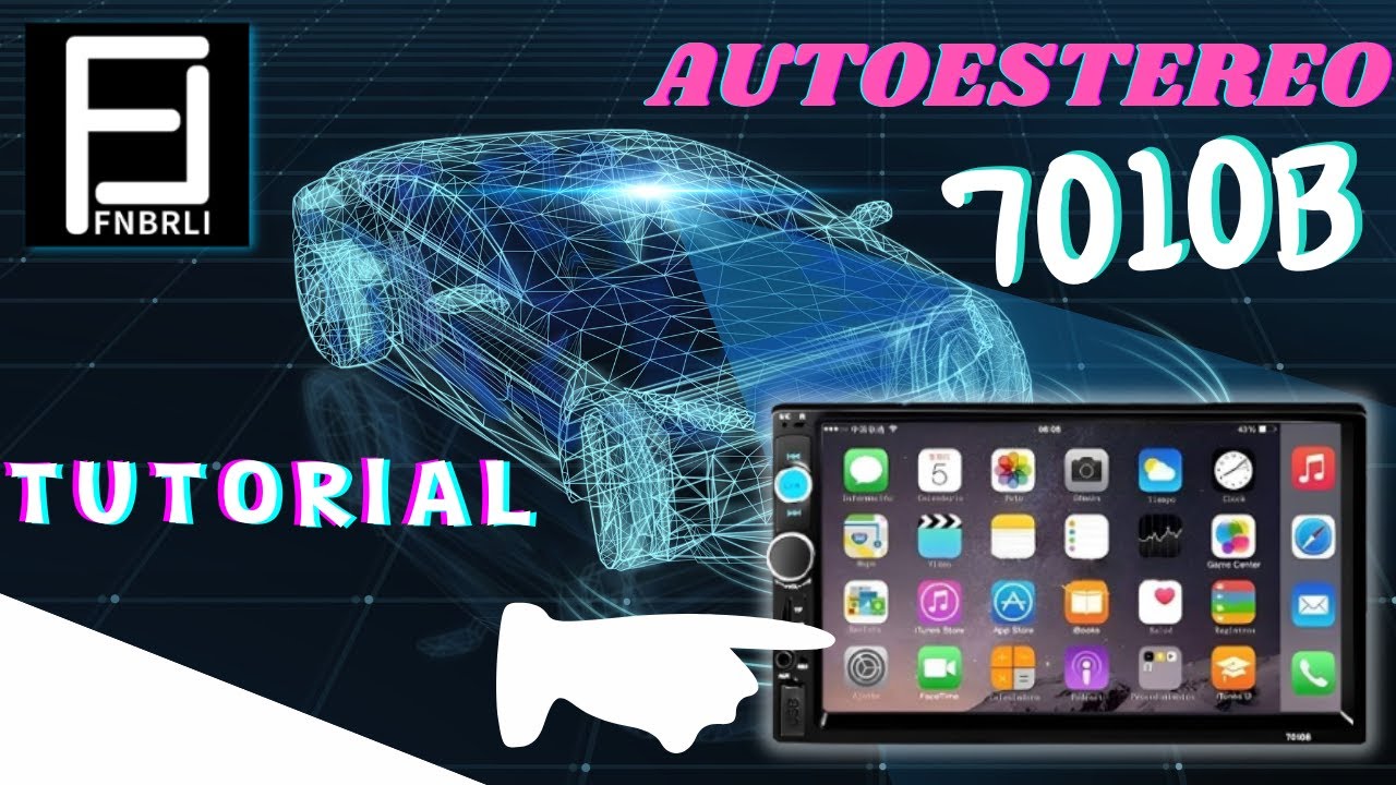 Est&eacute;reo de Pantalla Touch 🤩7010b (M&aacute;s Barata y Buena)⭐️2 DIN⭐️Tutorial