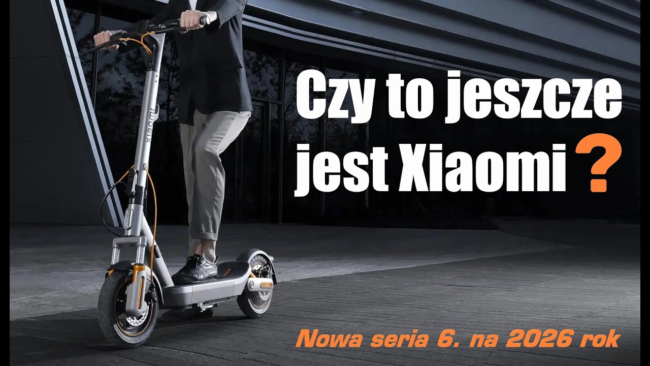 Nowe e-hulajnogi Xiaomi serii 6 na 2026 rok. Ewolucja marki idzie coraz dalej