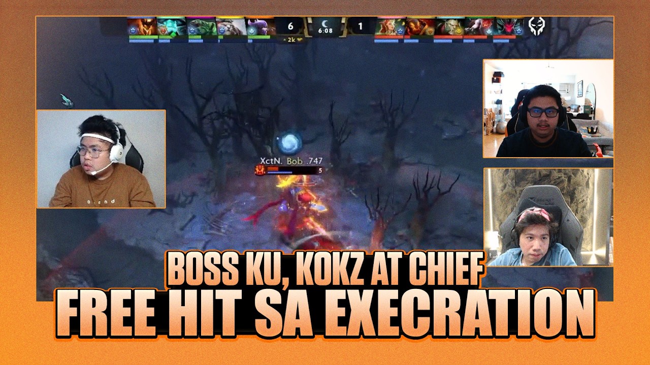 BOSS KU, KOKZ AT CHIEF - FREE HIT SA EXECRATION HABANG INA ANALYZE YUNG GAME NILA VS GLYPH