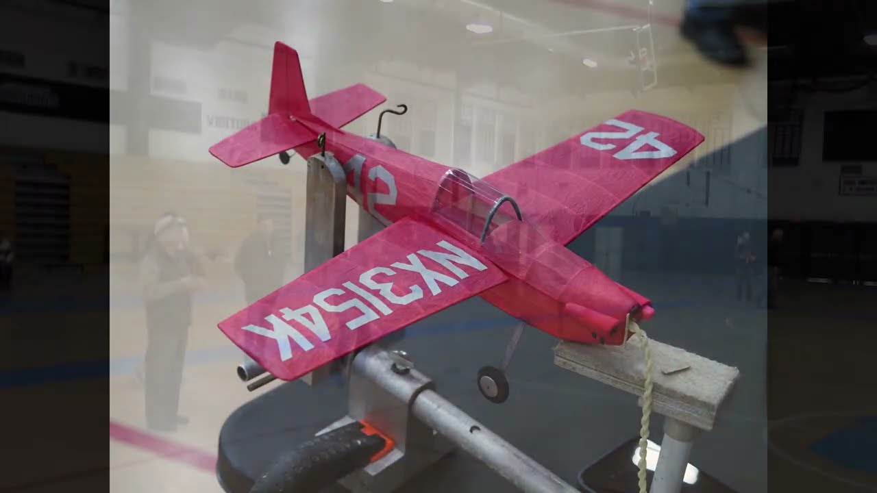 FLY INDOORS! With the Glastonbury Modelers. November 2, 2025. Jolly Roger models fly high!