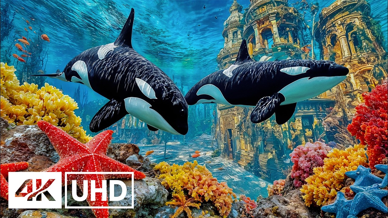 🌊 Подводное спокойствие в формате 4K 🐠 Расслабляющая музыка океана для глубокого сна