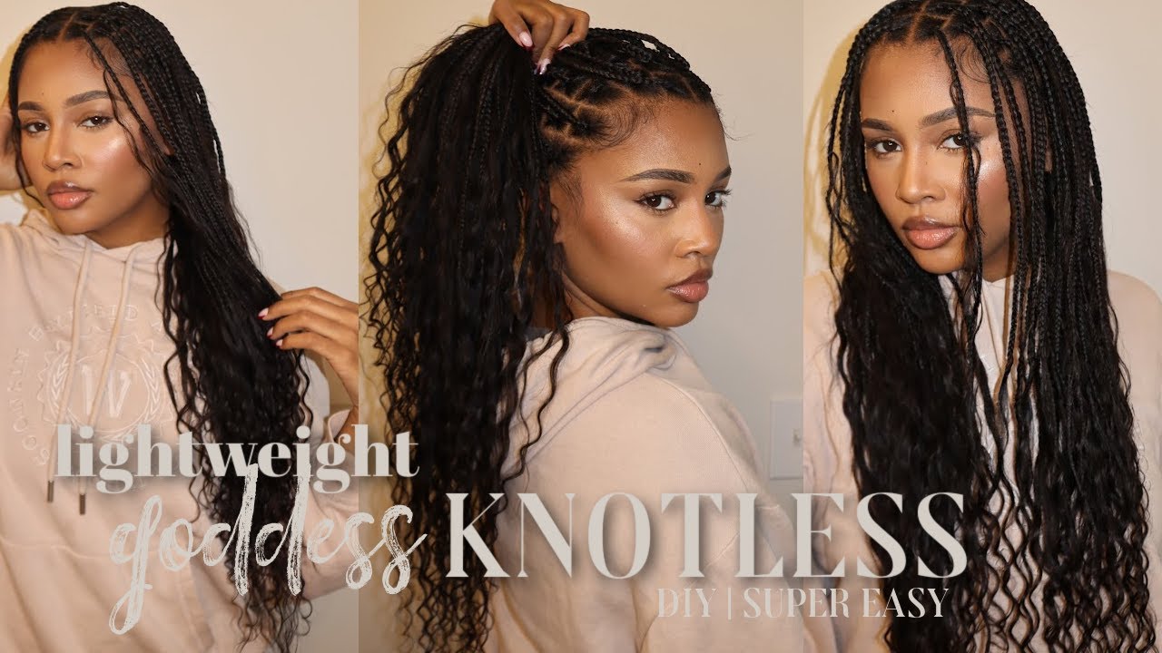 @Eayon Hair Low Maintenance Boho Braids Tutorial💃Girl's Daily Braids| Wet and Wavy Bulk Hair