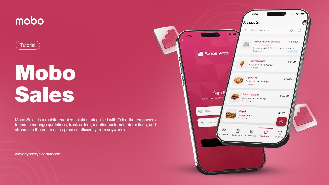 Как использовать Mobo Sales для Odoo | Руководство по Mobo Mobile Sales | Mobo — мобильный пакет ...