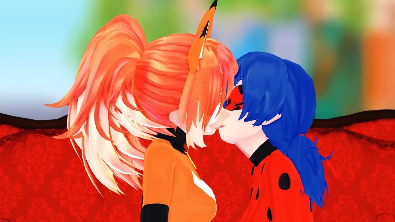 MMD Miraculous Ladybug X Rena Rouge Cute Kisses 💋Collection