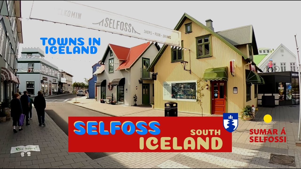 Selfoss 🏰 50 km from Reykjavik - South Iceland.