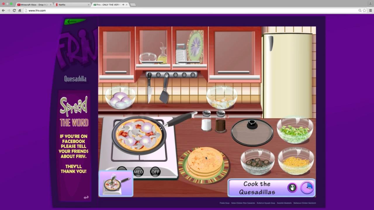 Friv: 1 - Cooking game