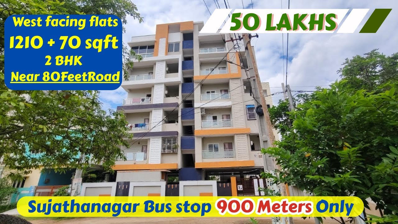 2BHK Luxury Flats in Sujatha Nagar Ready to Move Only ₹50 Lakhs!