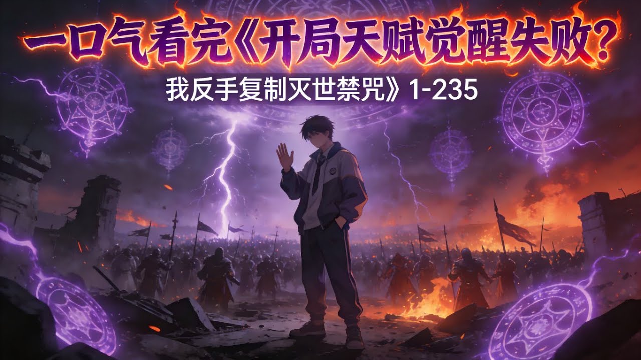 一口气看完《开局天赋觉醒失败？我反手复制灭世禁咒》1-235 “林凡同学，请问你如何一招秒杀百万大军的？”“手滑。”林凡： 无敌真寂寞，摆烂都挡不住！我真的只是随便学学啊…#星辰漫客