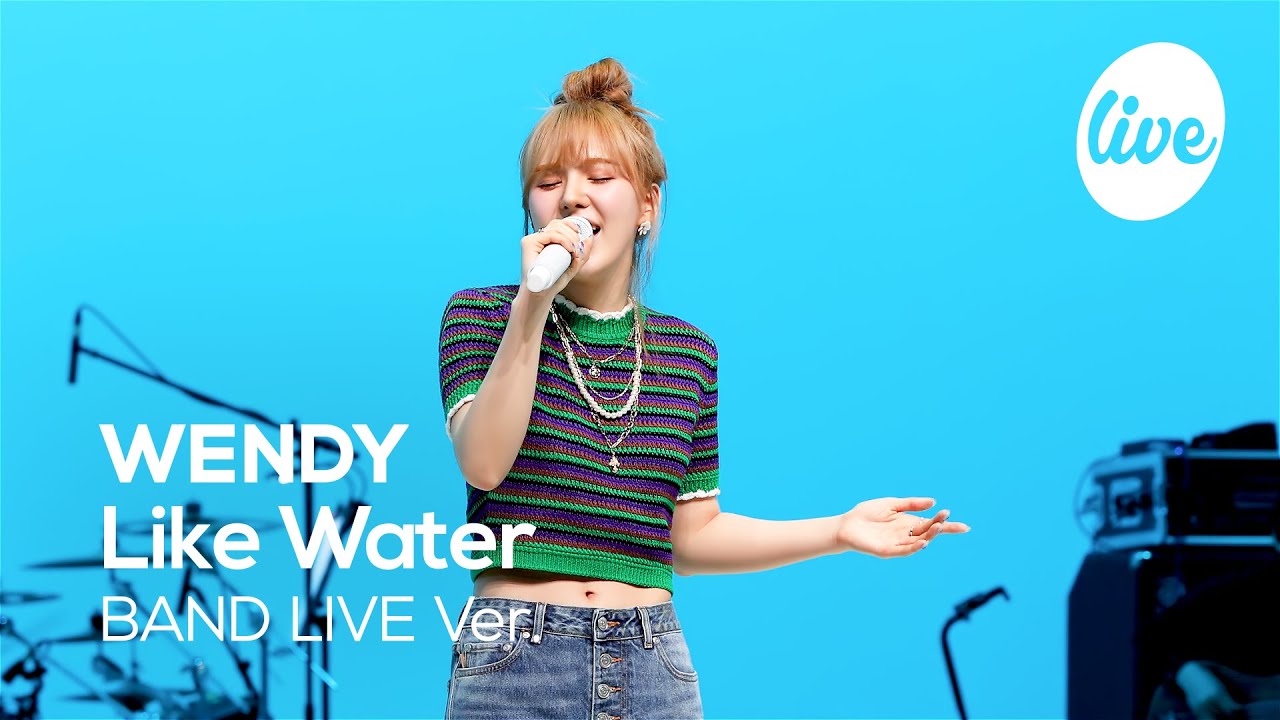 WENDY from Red Velvet - Like Water (Band Live ver.) | [it's LIVE] шоу живой музыки