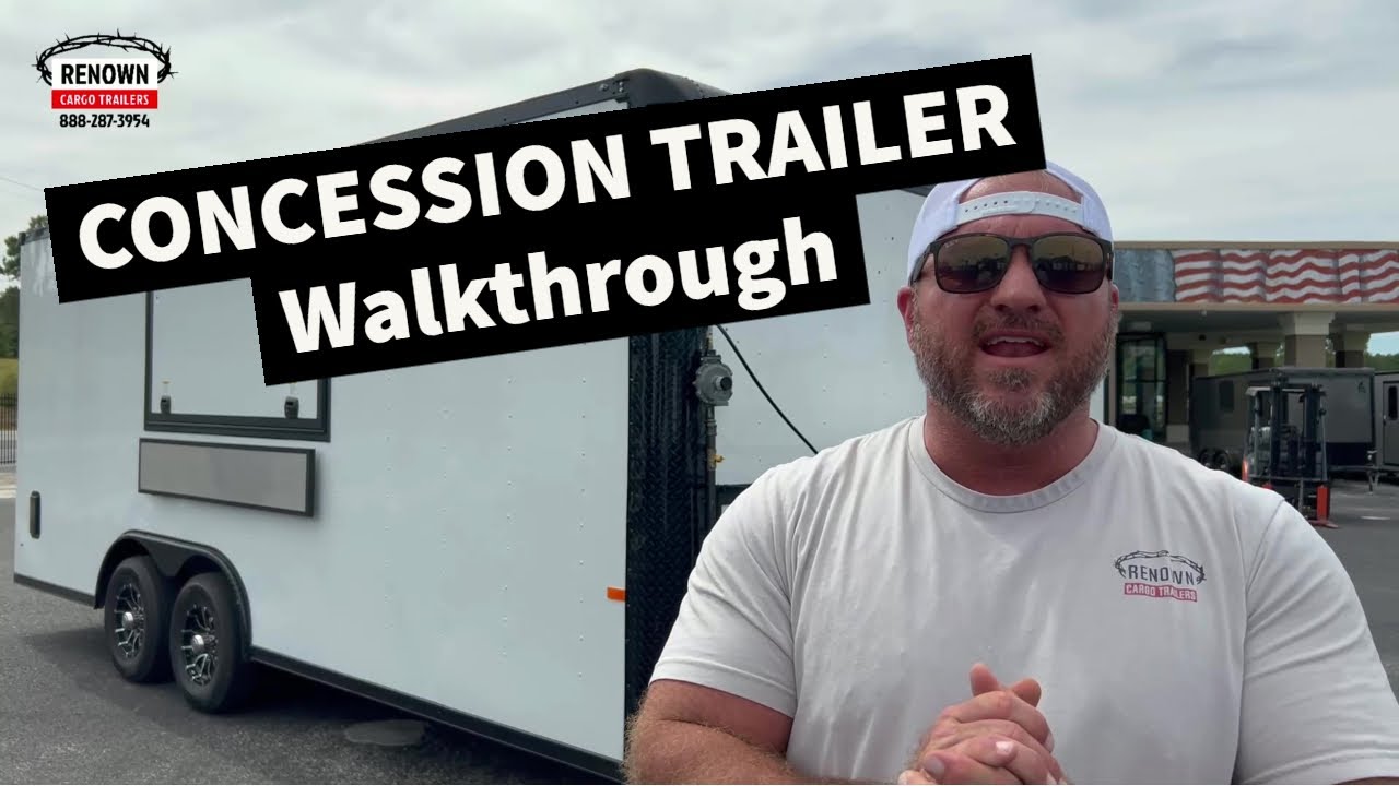 8.5X20TA Concession Trailer - Food Trailer Walkthrough