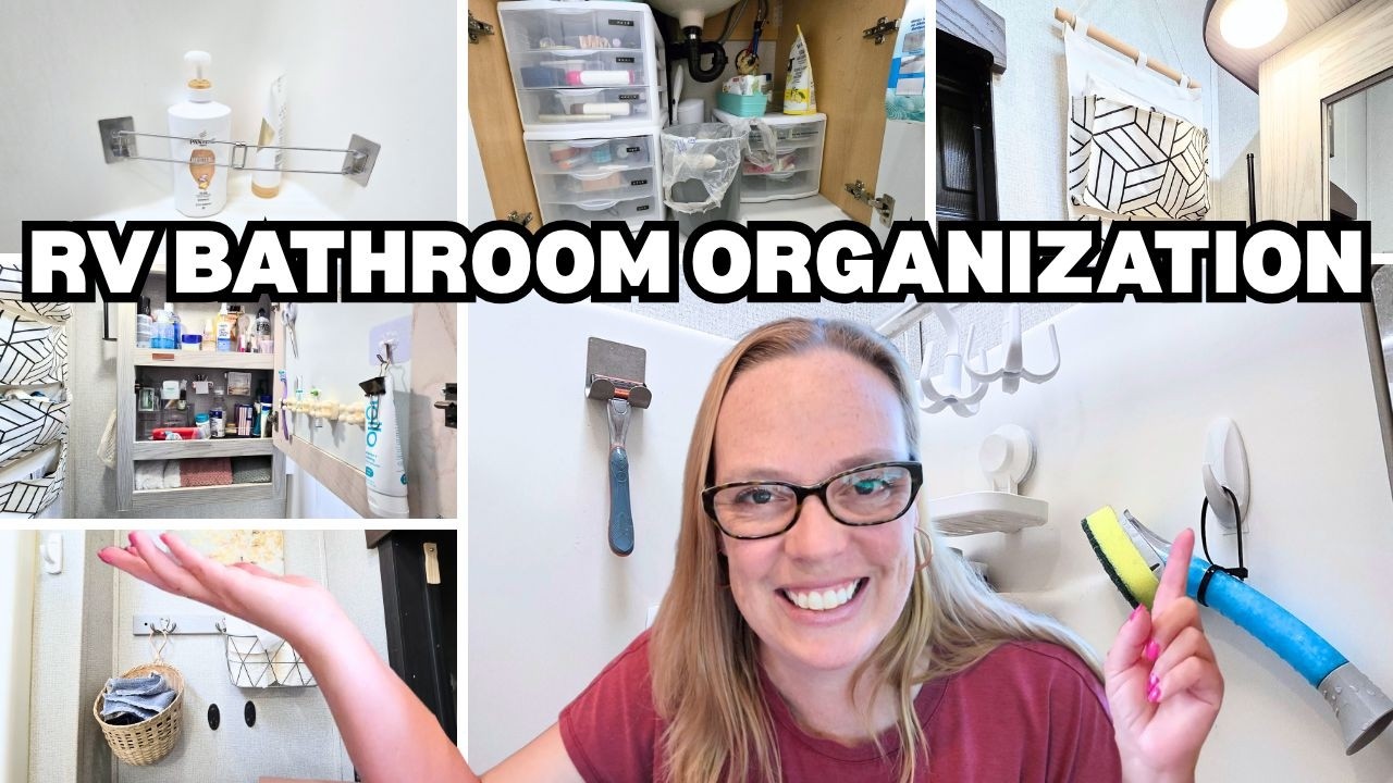 All NEW Rv Bathroom Organization!