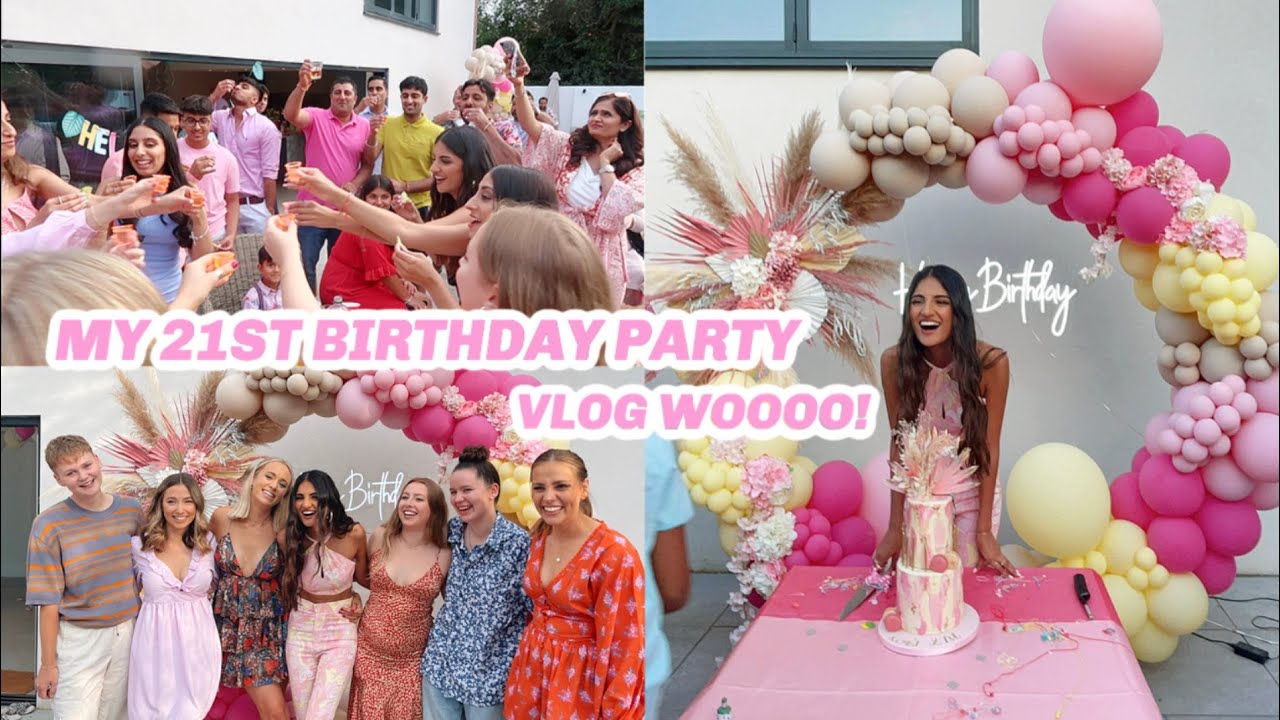 MY 21ST BIRTHDAY PARTY VLOG *best party ever* | Kim Mann