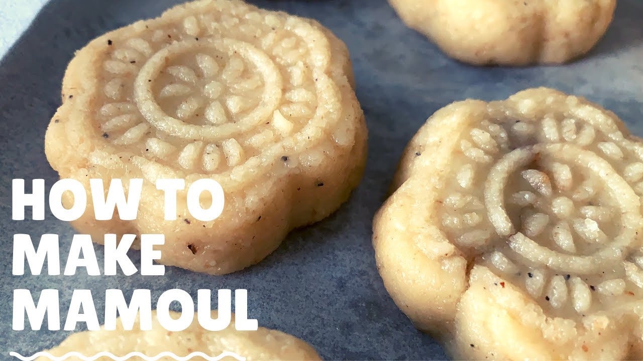EASY MAMOUL Cookies RECIPE [Date-filled Shortbread Biscuits]