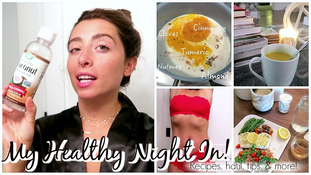 MY HEALTHY NIGHT IN - NIGHT ROUTINE!
