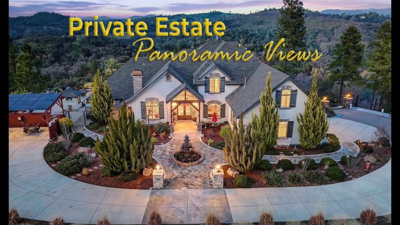 Stunning Hilltop Estate: 5390 Lost Creek Road, Shingle Springs, California