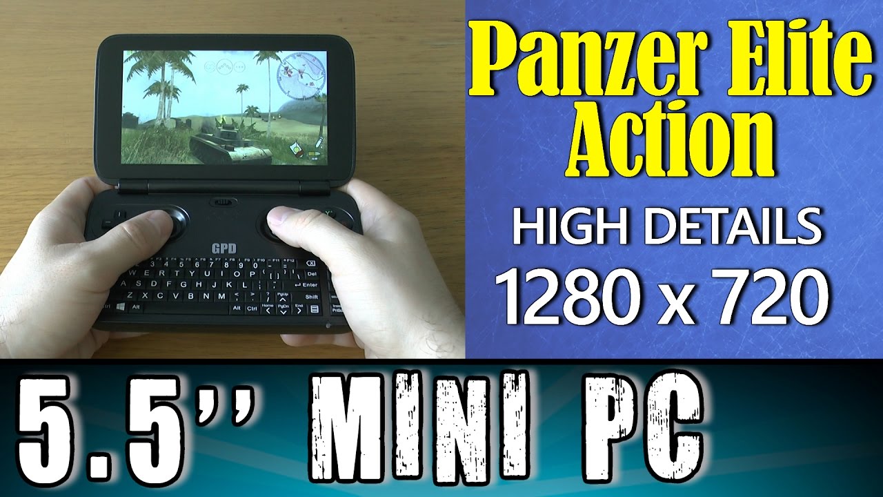 5.5'' GPD Win Panzer Elite Action (PC) Intel x7 Z8700 Portable Handheld Gaming Mini PC
