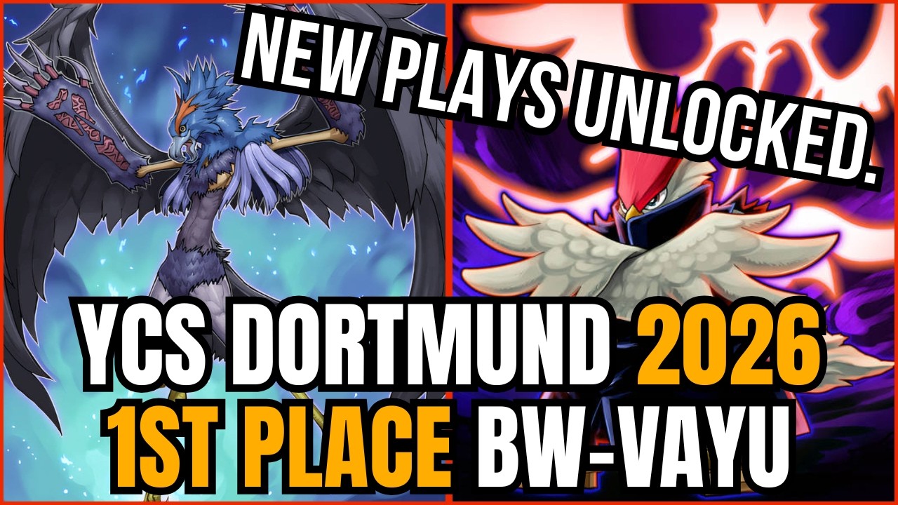 This NEW Blackwing-Vayu Turbo Deck WON UTW YCS Dortmund 2026! | This List Unlocks So Many New Plays