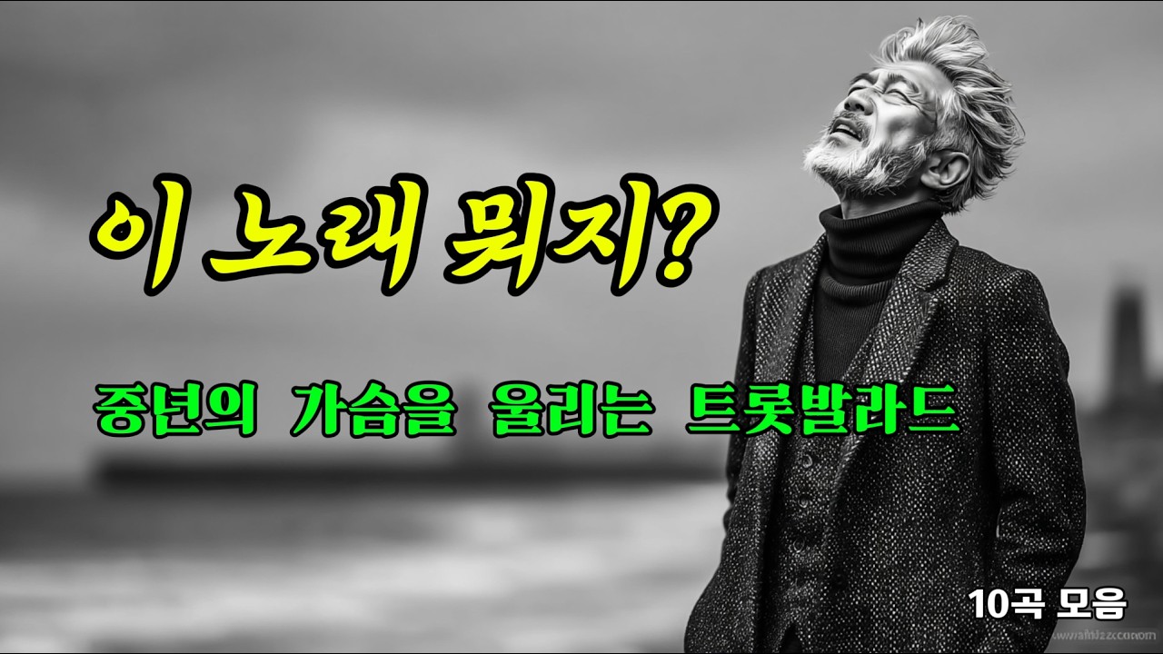 이 노래 뭐지? | 중년의 가슴을 울리는 트롯발라드 10곡 모음 | 틀어 놓고 듣기 좋은 노래