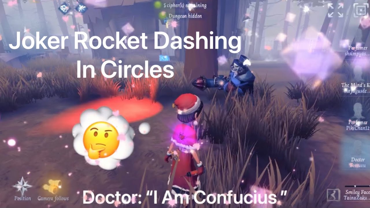 {Identity V} Joker Rocket Dashing in Circles (Funny Reactions)!