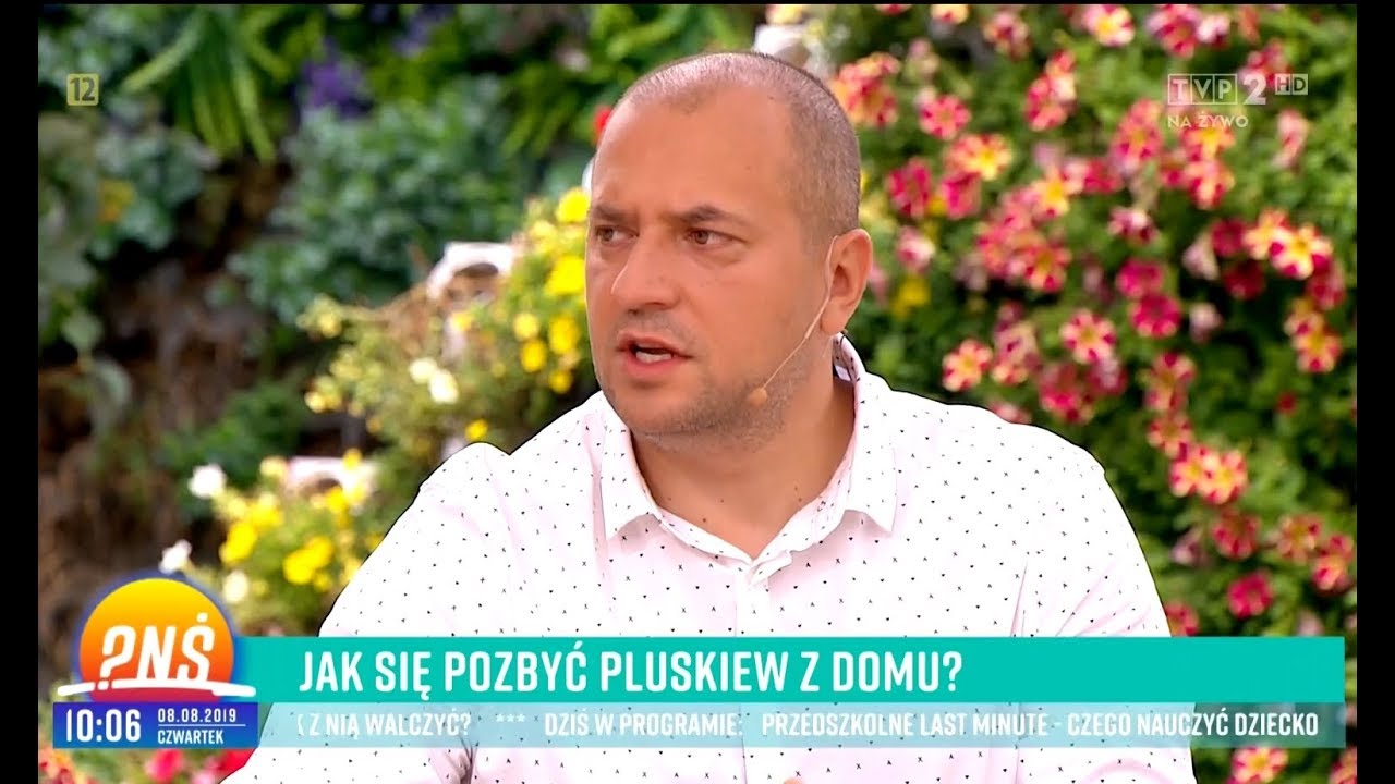 Podejrzana wysypka to ugryzienia pluskiew Eryk Połeć z pryskanie.pl w Pytanie na Śniadanie PNŚ TVP