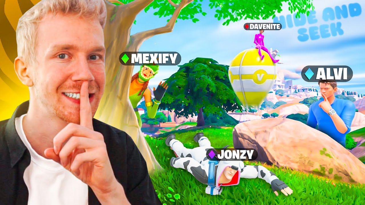 Das YOUTUBER *HIDE & SEEK* in FORTNITE SEASON 4! 🏆