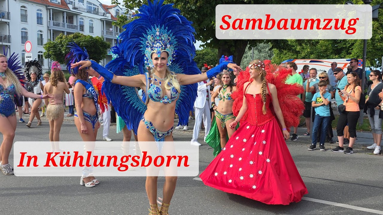 Sambaumzug 2025 in Kühlungsborn – Farben, Rhythmus & Sommerfeeling pur