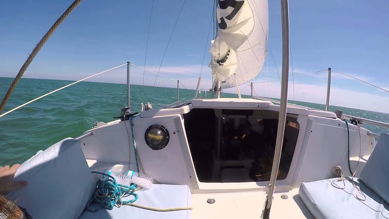 Sailing with just the Jib