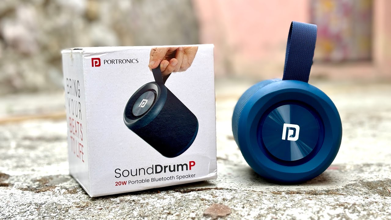 Portronics SoundDrum P Bluetooth Speaker | Unboxing Review Sound Test | 20w | TWS | Best BT Speaker
