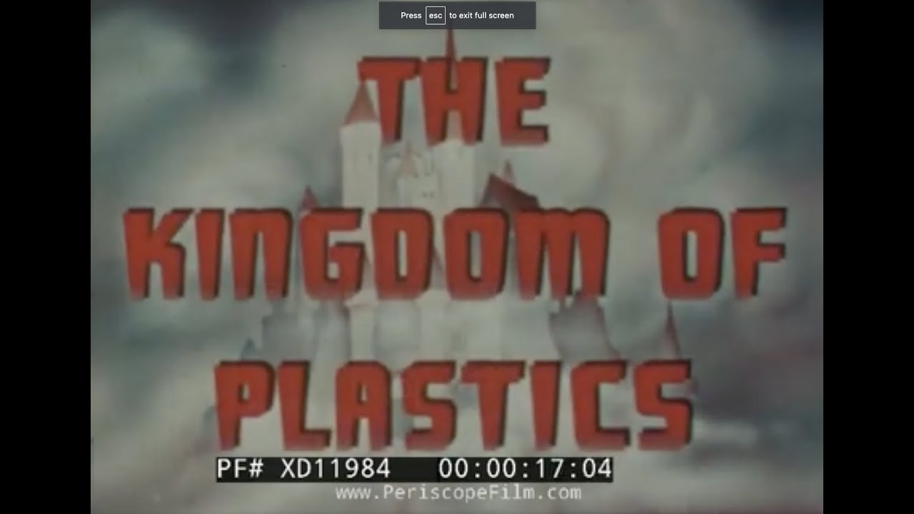 «КОРОЛЕВСТВО ПЛАСТИКА» 1940-х годов. ПРОМЫШЛЕННЫЙ РЕКЛАМНЫЙ ФИЛЬМ GENERAL ELECTRIC PLASTIC PRODUC...