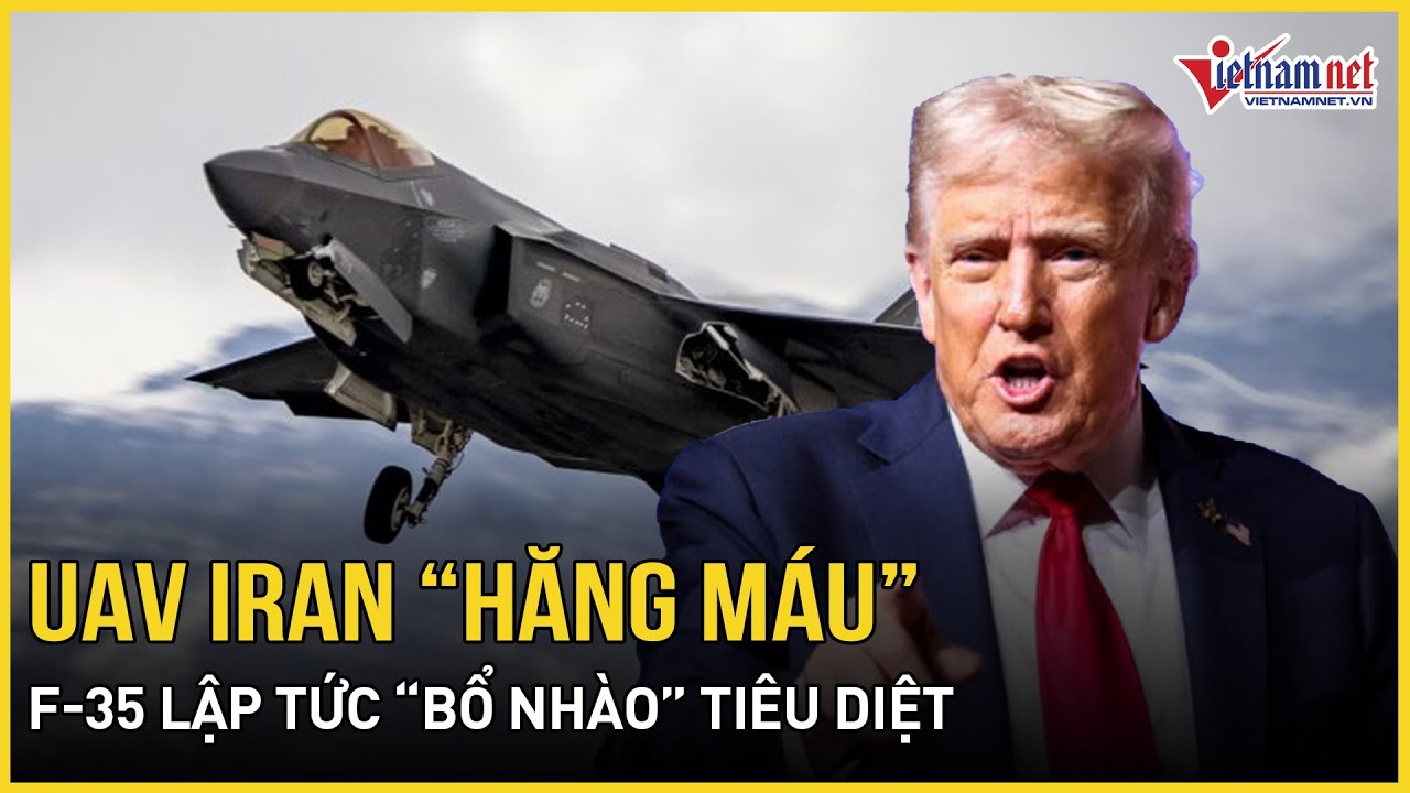 Choáng váng UAV Iran “hăng máu” áp sát tàu Mỹ, F-35 lập tức “bổ nhào” tiêu diệt, đàm phán có vỡ vụn?