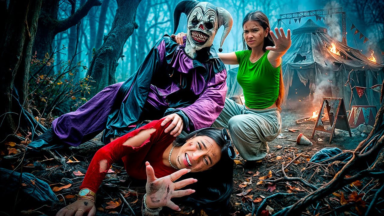 The clown kidnapped Let&iacute;cia, it's all your fault, rich girl!!