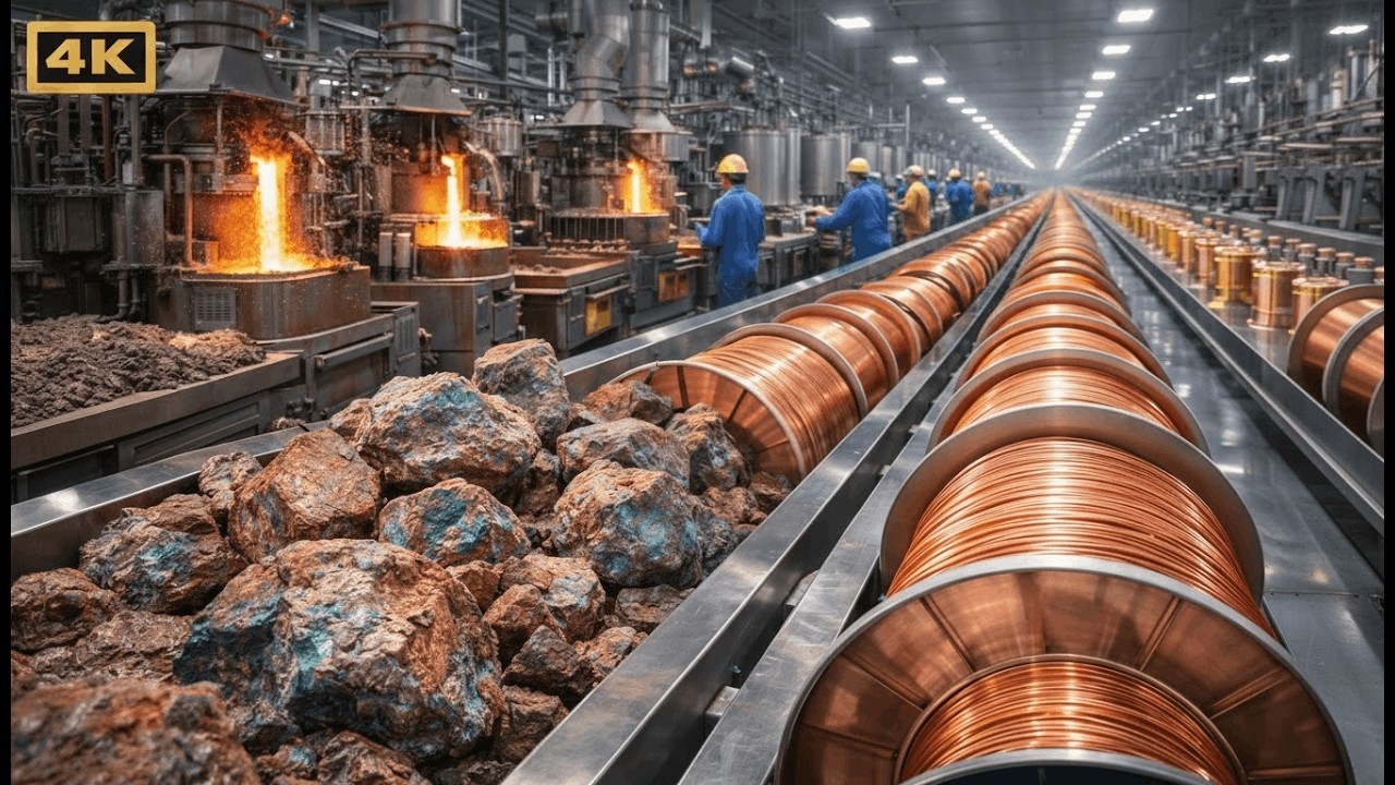 Inside the Mega Factory: The Satisfying Process of Making Copper Wire
