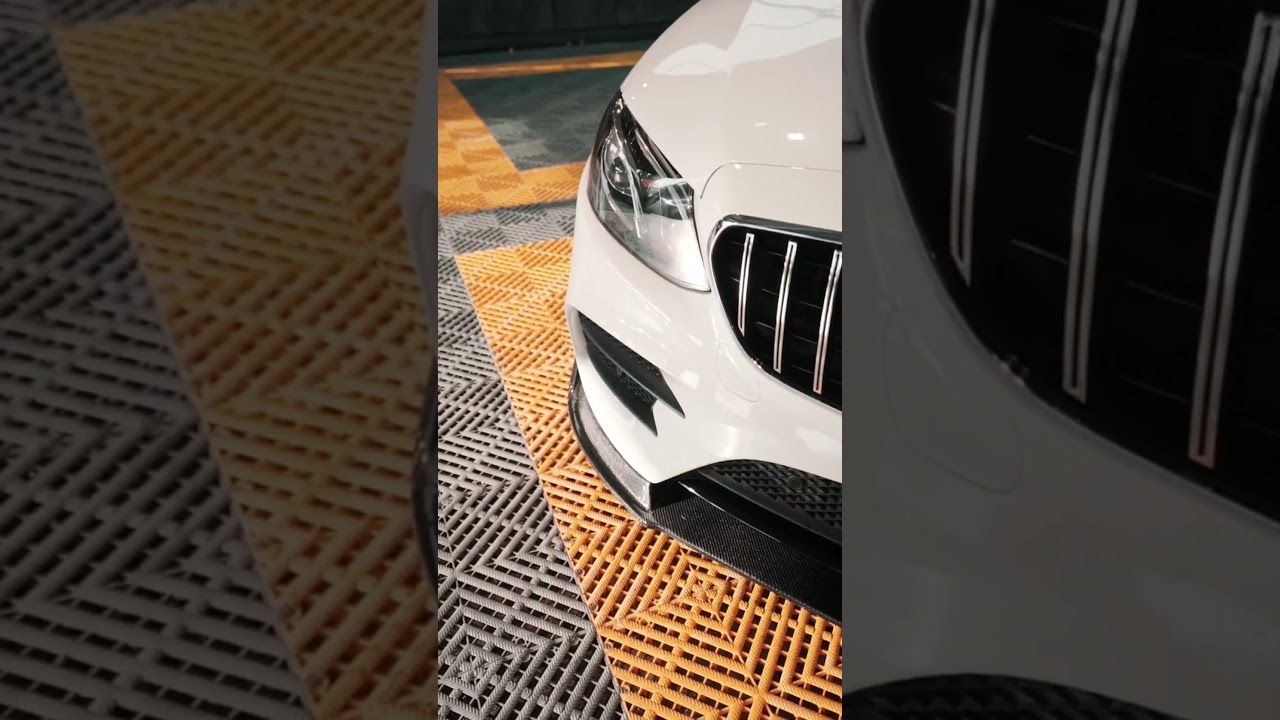 2020 Mercedes-Benz E class installation GTgrill,E63 diffuser, carbon fiber front lip, spoiler.