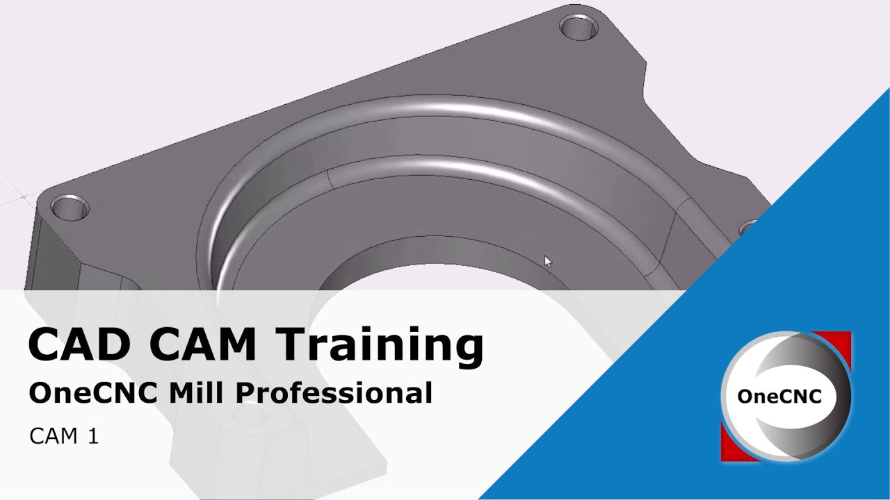 Applying Tool Paths in OneCNC Mill Professional | OneCNC CAD CAM Training - CAM Training 1