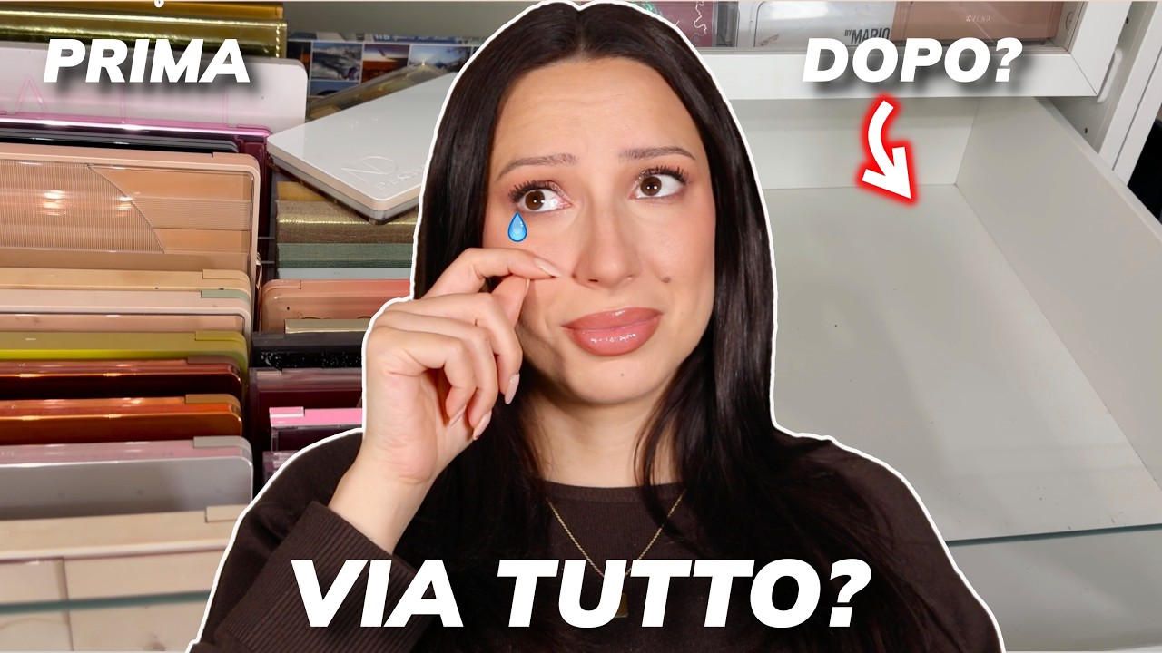 L'ULTIMA PUNTATA 🥲 DECLUTTERING PALETTE OCCHI 2026