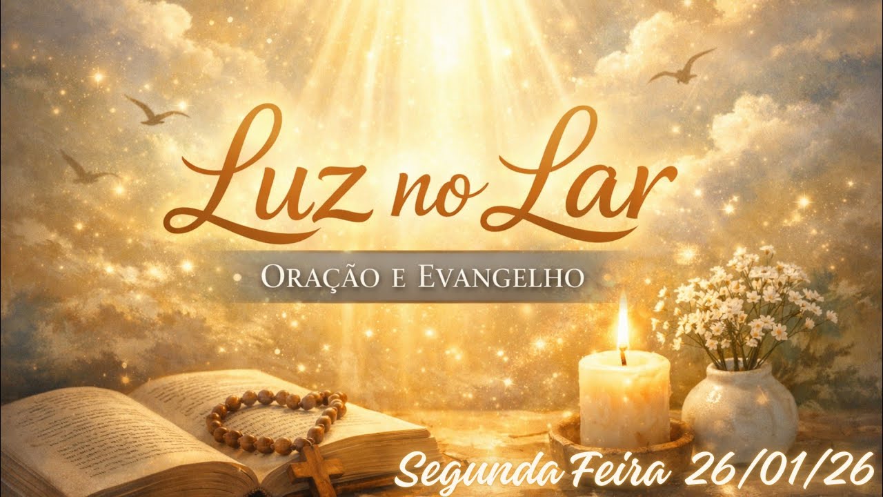 Oração e Evangelho ✨Luz no Lar: 26/01/26🙏🏻
