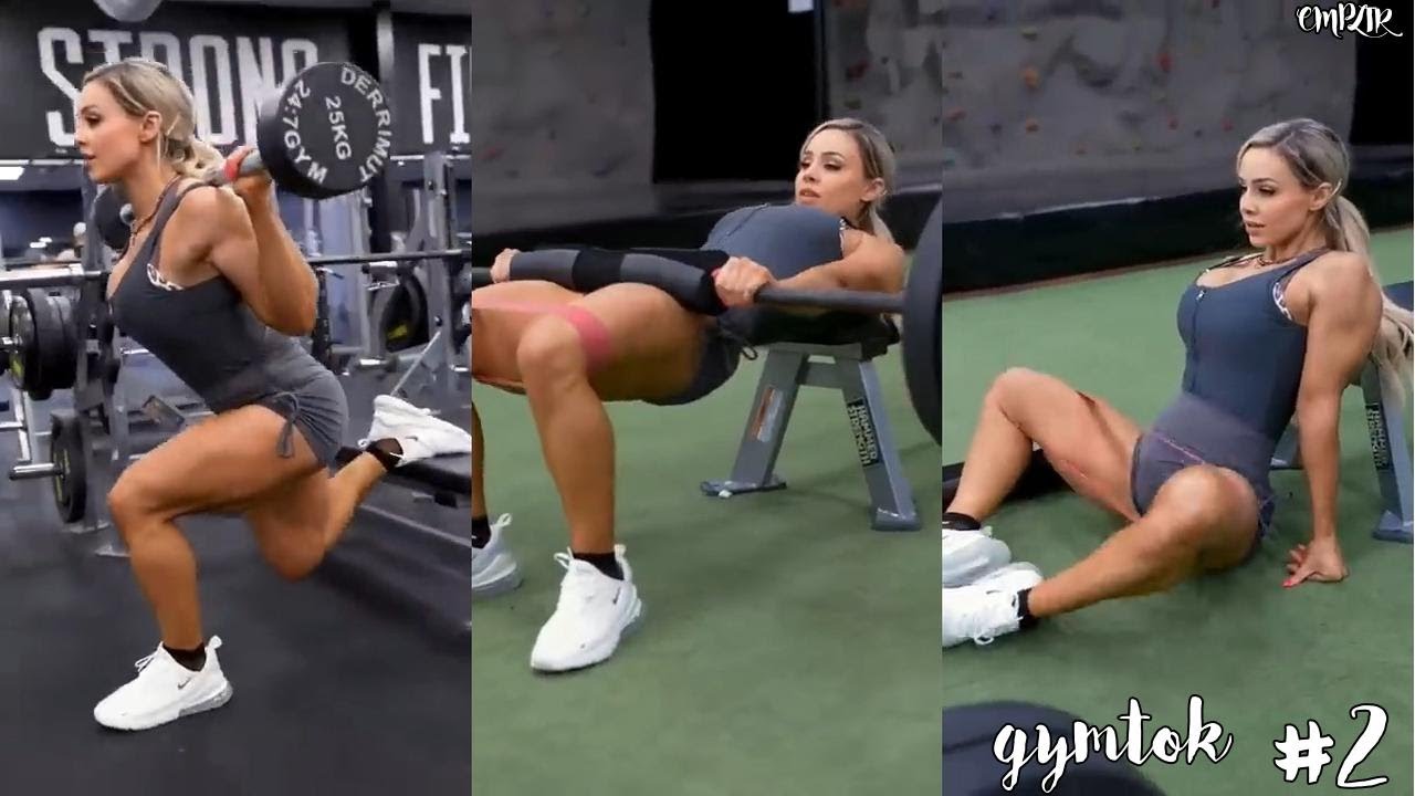 Funny Gym Moments | Strong Pretty Girls in Gym | BadAss Gym Edits