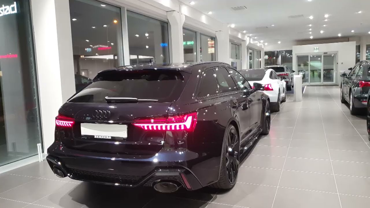 2024 Audi RS6 600hp - Sebring Black Crystal Effect (walkaround)