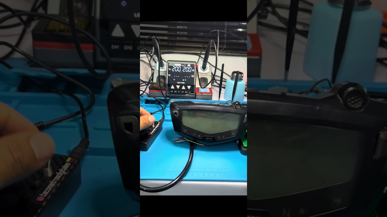 Programaci&oacute;n , reparaci&oacute;n TVS Apache  RTR.  160 , 200 , veloc&iacute;metro , panel de instrumentos