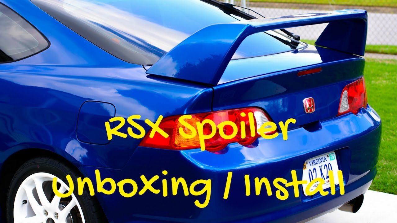 RSX Spoiler Unboxing / Install