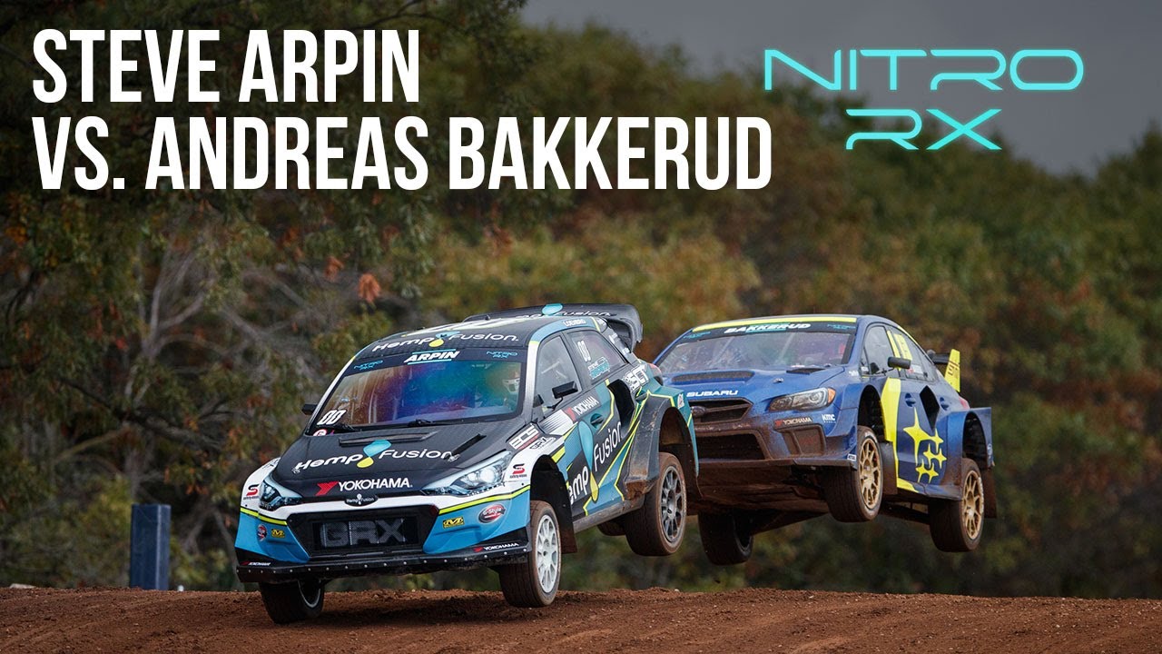 Steve Arpin vs. Andreas Bakkerud | Nitro Rallycross Battle Bracket Round 2 Day 1