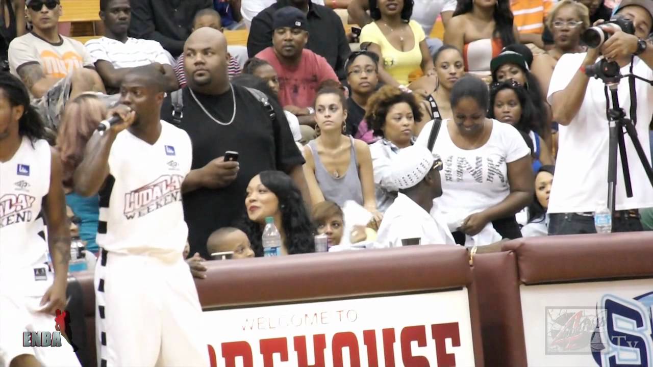 Kevin Hart acts a fool at Luda Day Celebrity game 2012