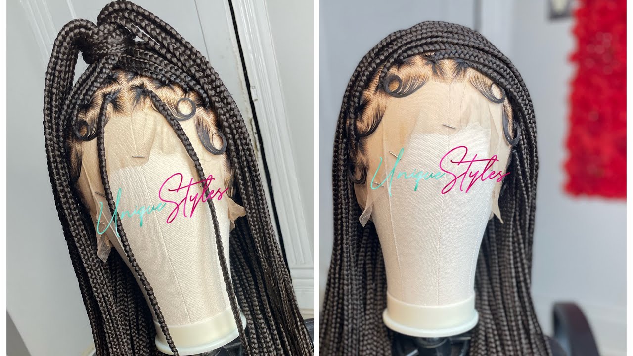 Watch me make a full lace braided wig🤯 from start to finish! (Extremely detailed) ‼️