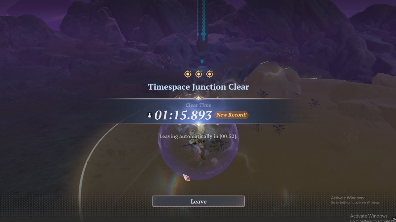 Timespace Junction Sector 3 version 1.4 in 1 minute 15 seconds - The 7 Deadly sins Origin