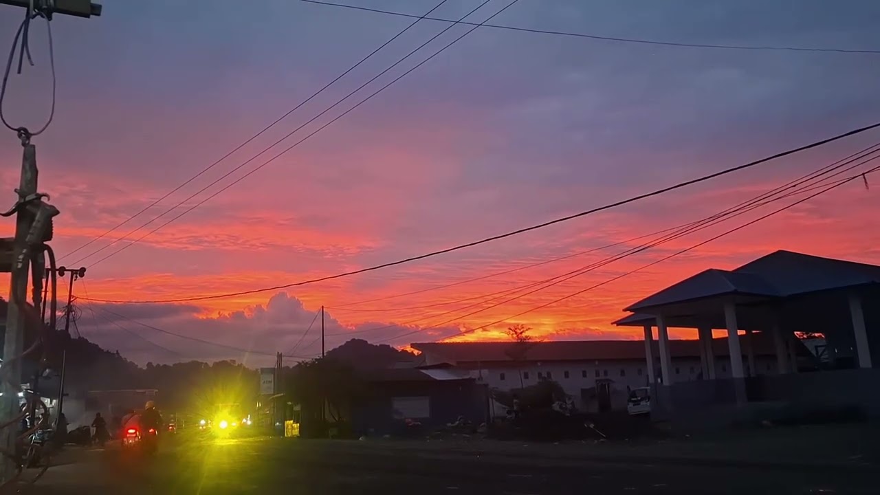 Suasana sore di bunta, morowali utara 