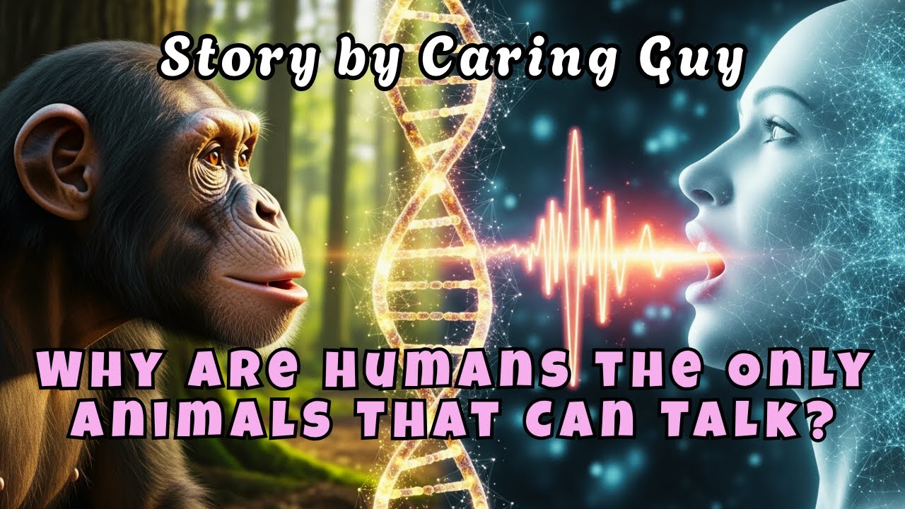 Why Are Humans the Only Animals That Can Talk | Story by Caring Guy