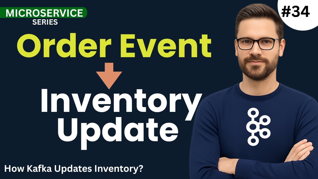 Order Event to Inventory Update using Kafka | Spring Boot Microservices | Hindicodeclass