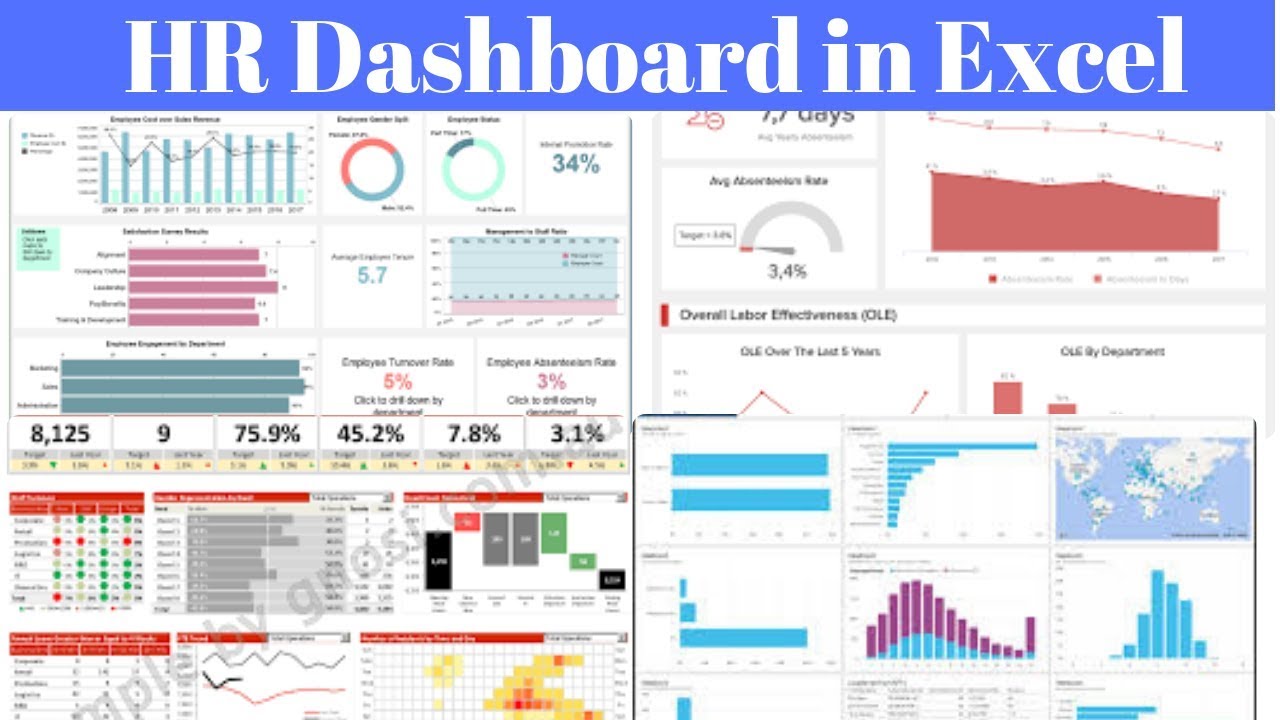 Make HR Dashboard in Excel